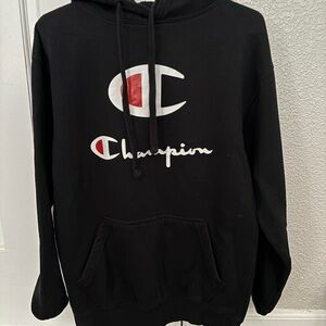 Champion Black Hoddie